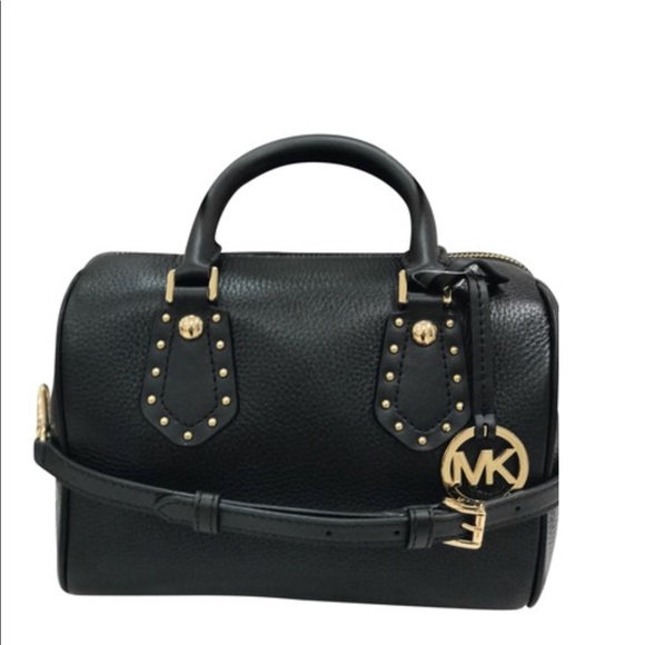 Michael Kors Handbags - Michael Kors Aria Black Small Satchel
